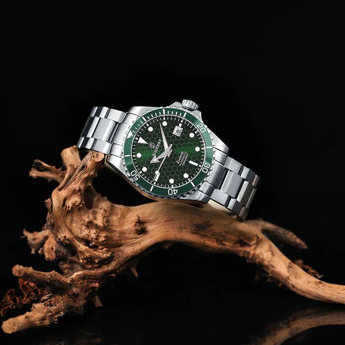Boderry BDA007T SEATURTLE OCEAN - 40mm - Zelena - Titanium