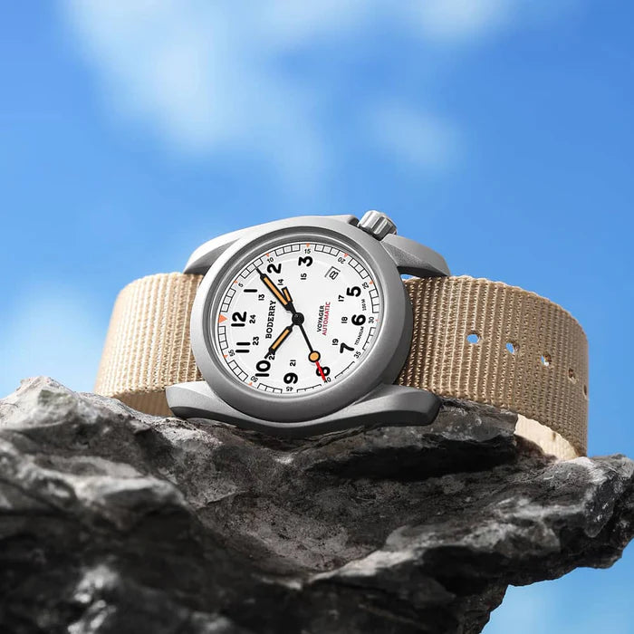 Boderry Voyager A11T - 40mm - Bela - Titanium