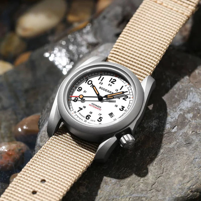 Boderry Voyager A11T - 40mm - Bela - Titanium