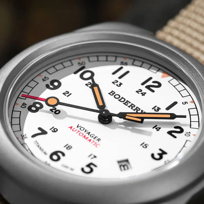 Boderry Voyager A11T - 40mm - Bela - Titanium