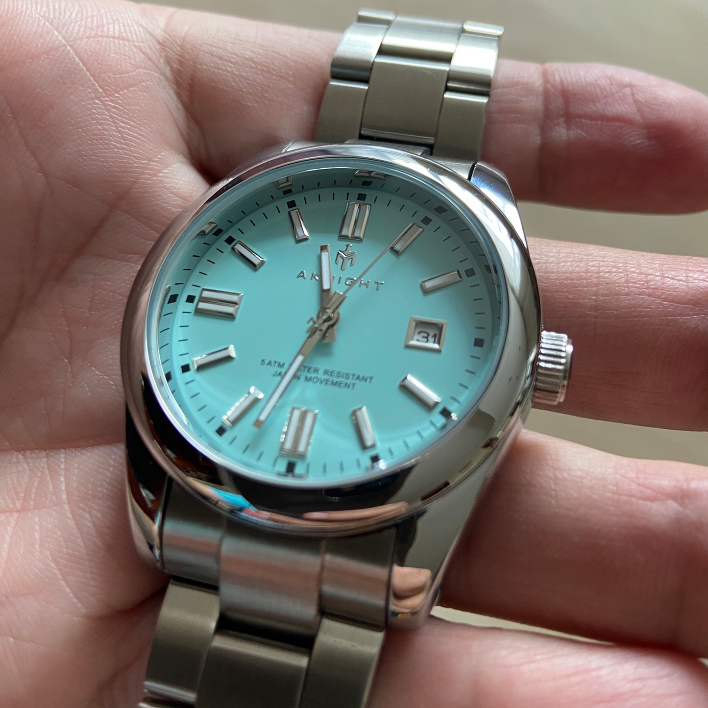 AKNIGHT AK-5185 - 39mm - Tiffany plava