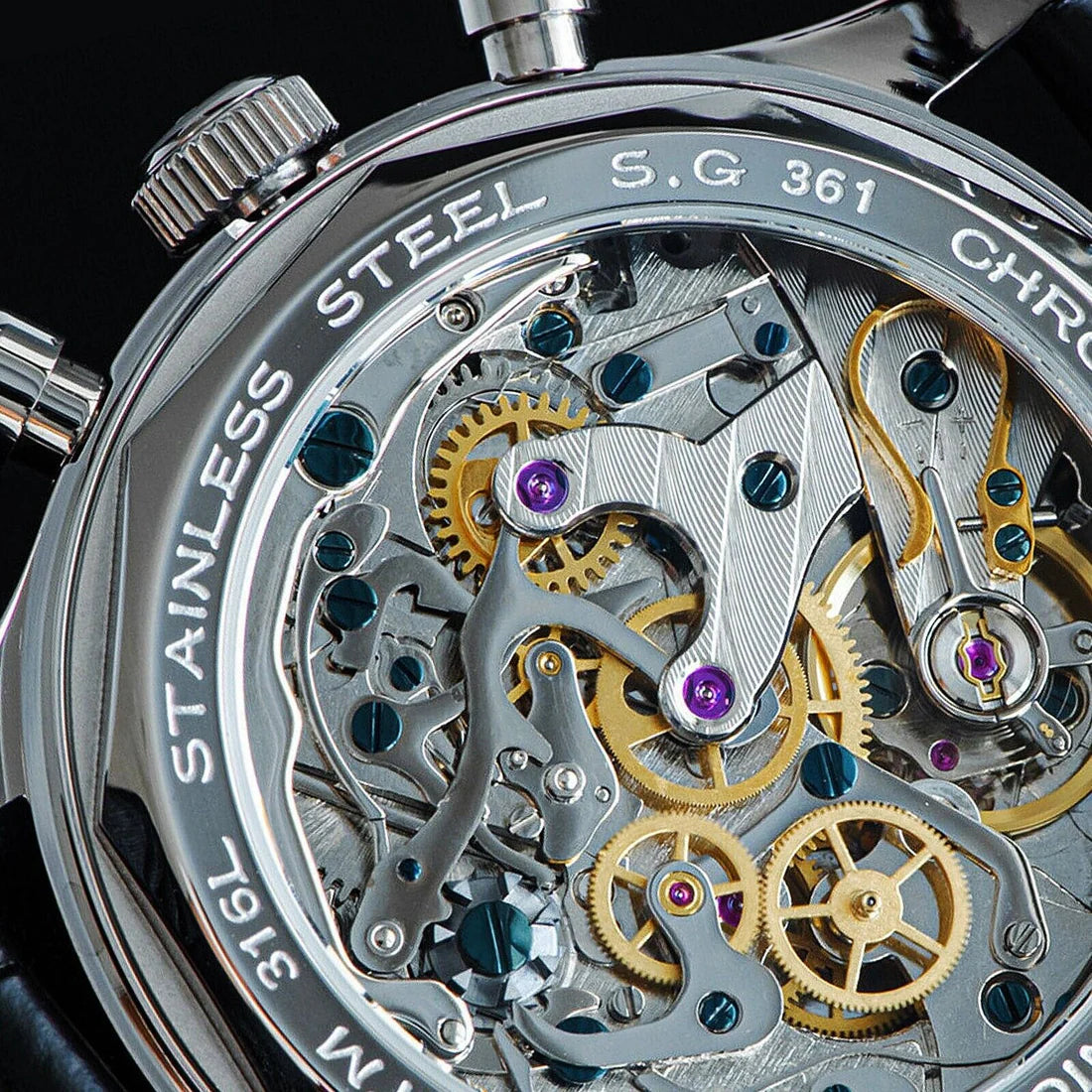 Sugess Chrono Heritage S387 - Pilot - 40mm