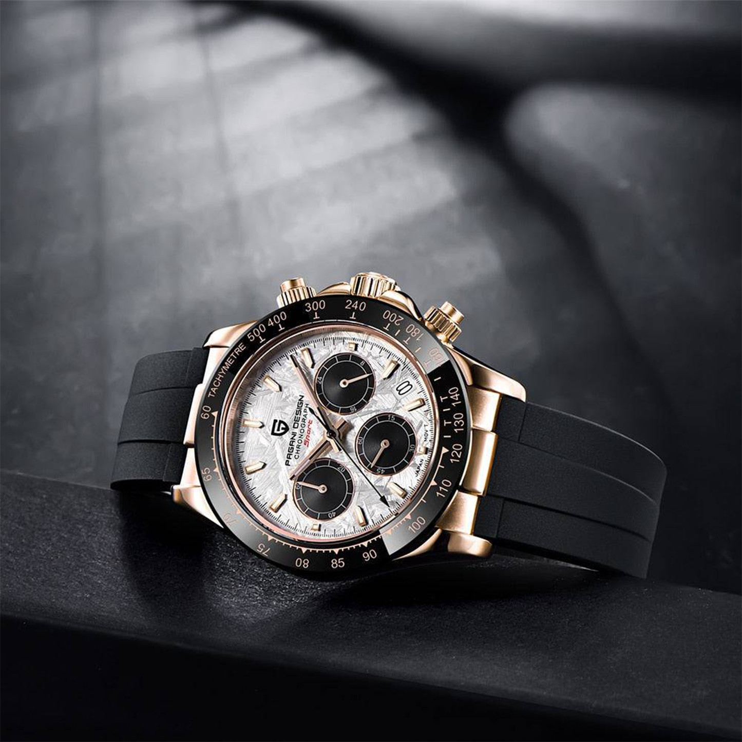 PAGANI DESIGN PD-1664 Sport - 40mm - Roze zlatna / Meteor