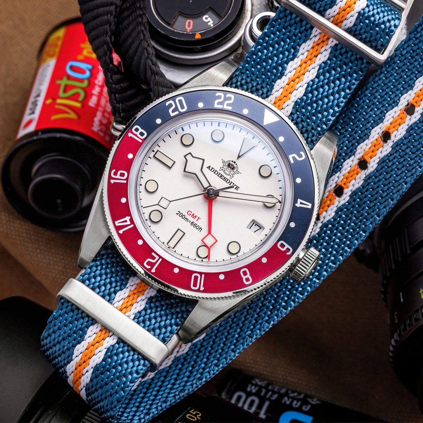 ADDIESDIVE AD2044 - 39mm - Pepsi