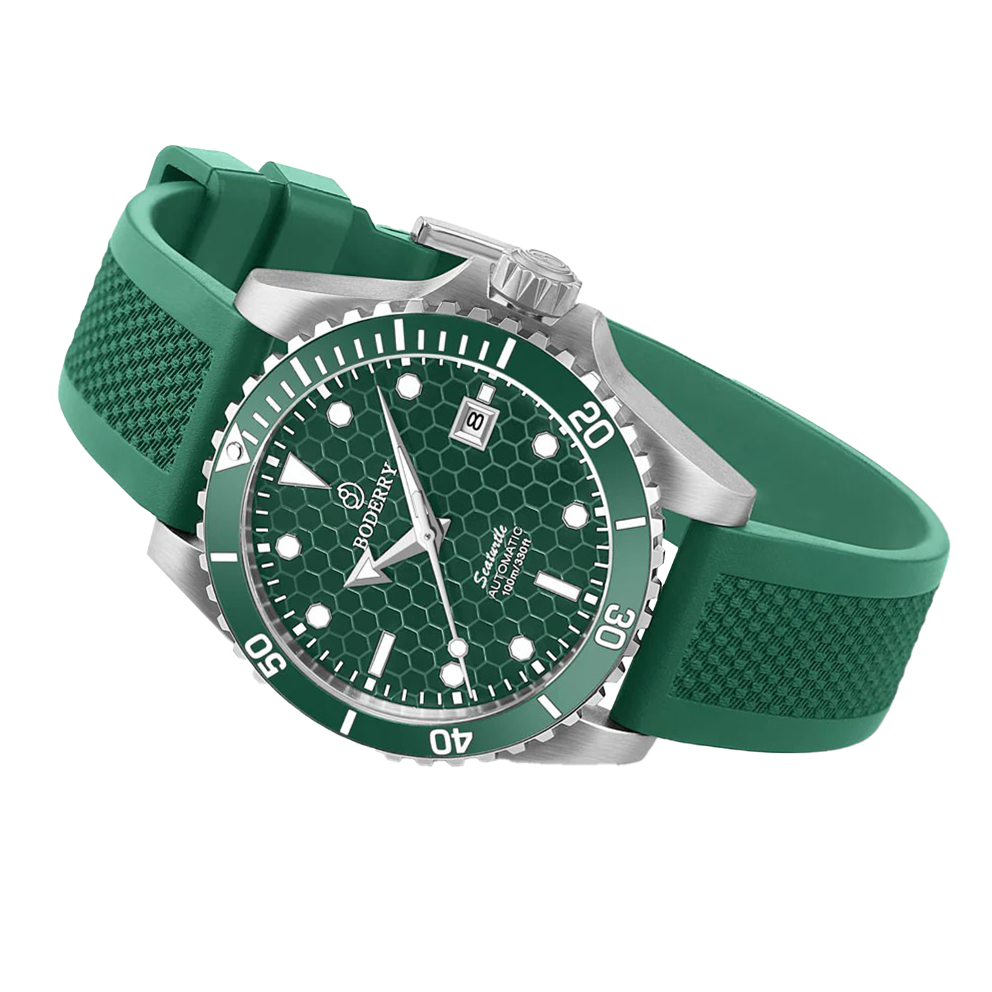 Boderry BDA007T SEATURTLE OCEAN - 40mm - Zelena - Titanium