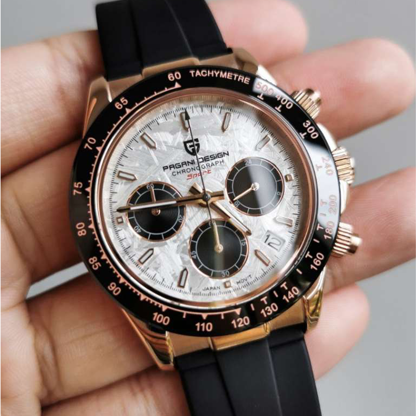 PAGANI DESIGN PD-1664 Sport - 40mm - Roze zlatna / Meteor