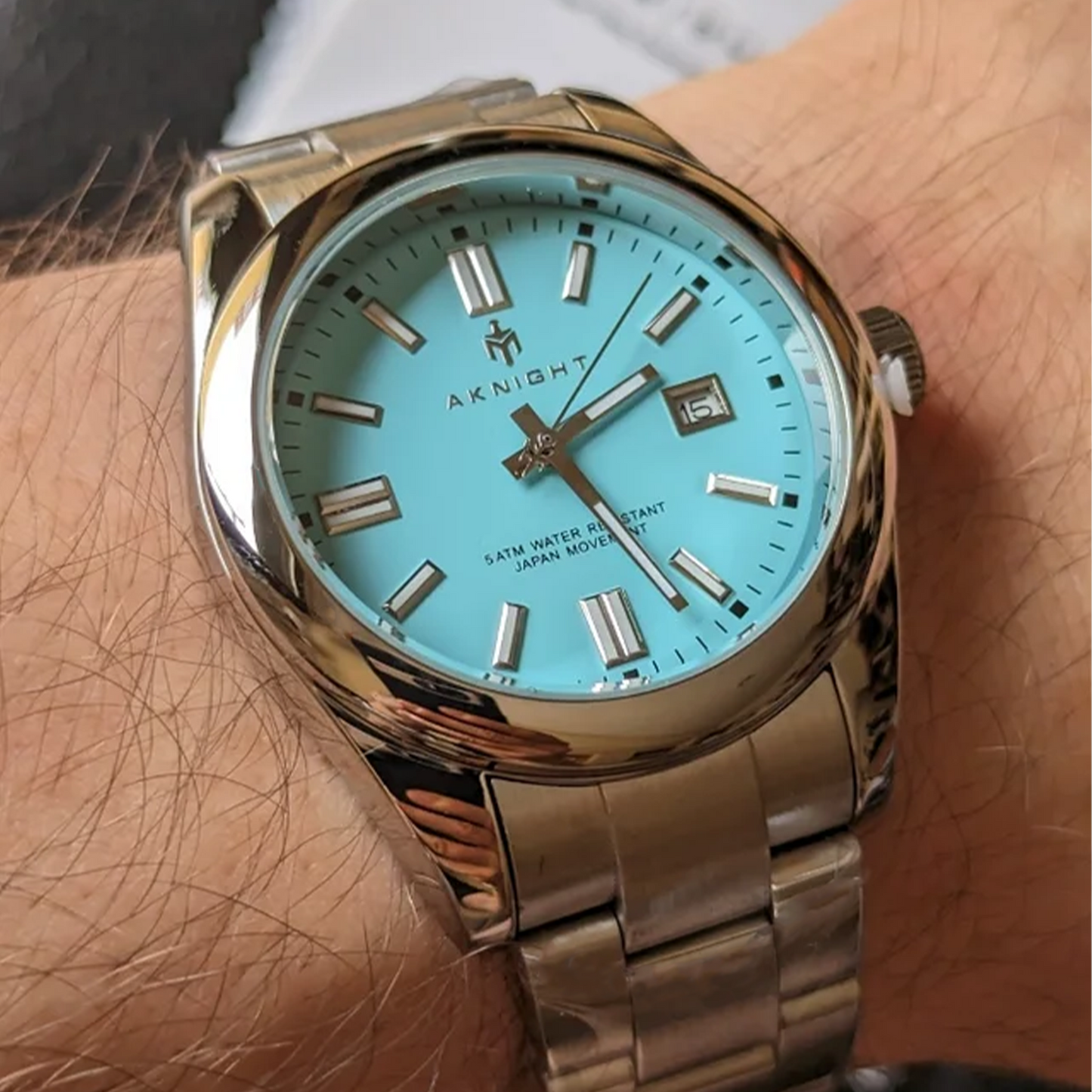 AKNIGHT AK-5185 - 39mm - Tiffany plava
