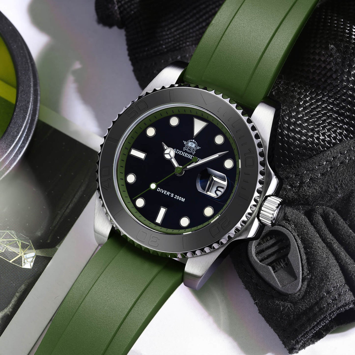 ADDIESDIVE AD2040 - 41mm - Zelena