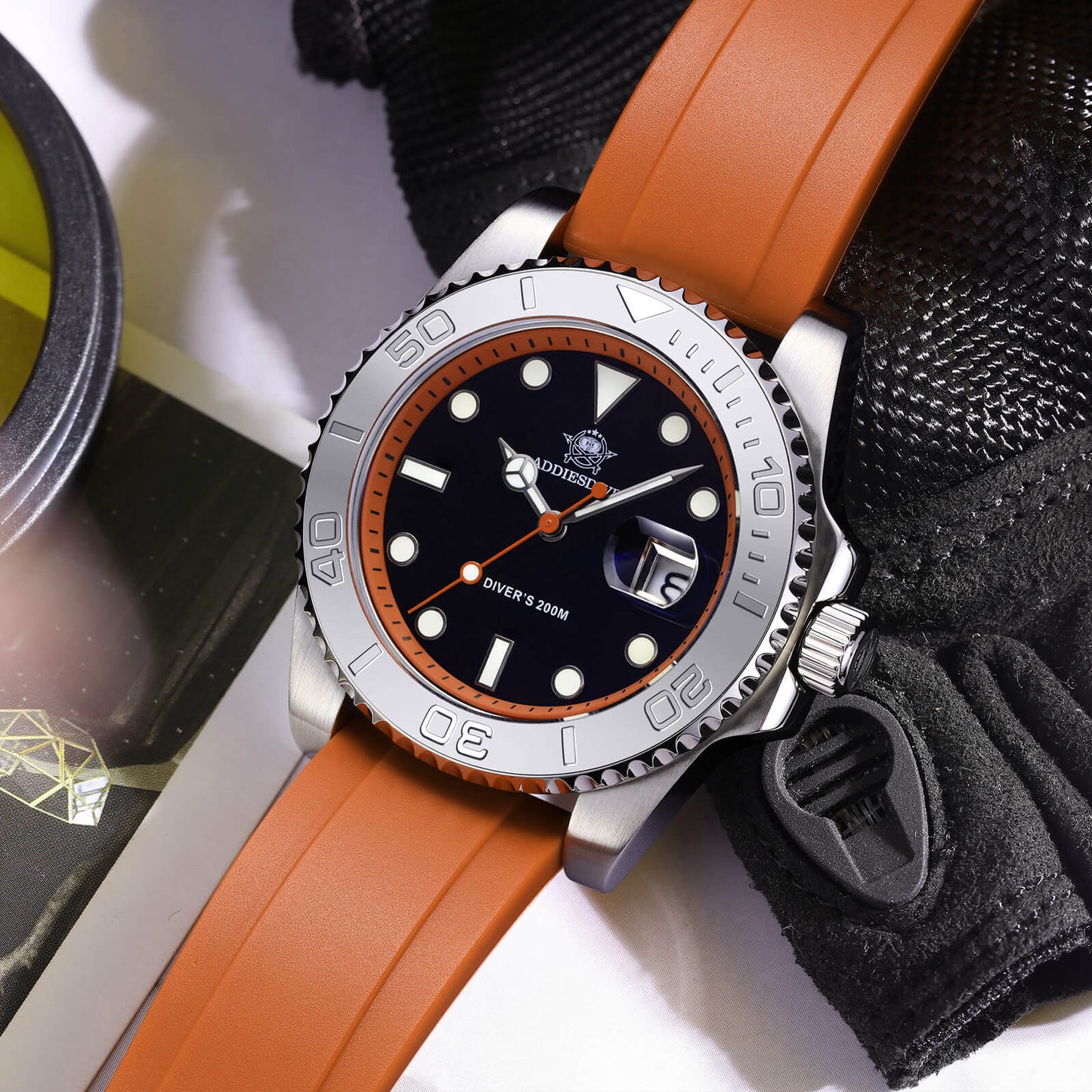 ADDIESDIVE AD2040 - 41mm - Narandžasta