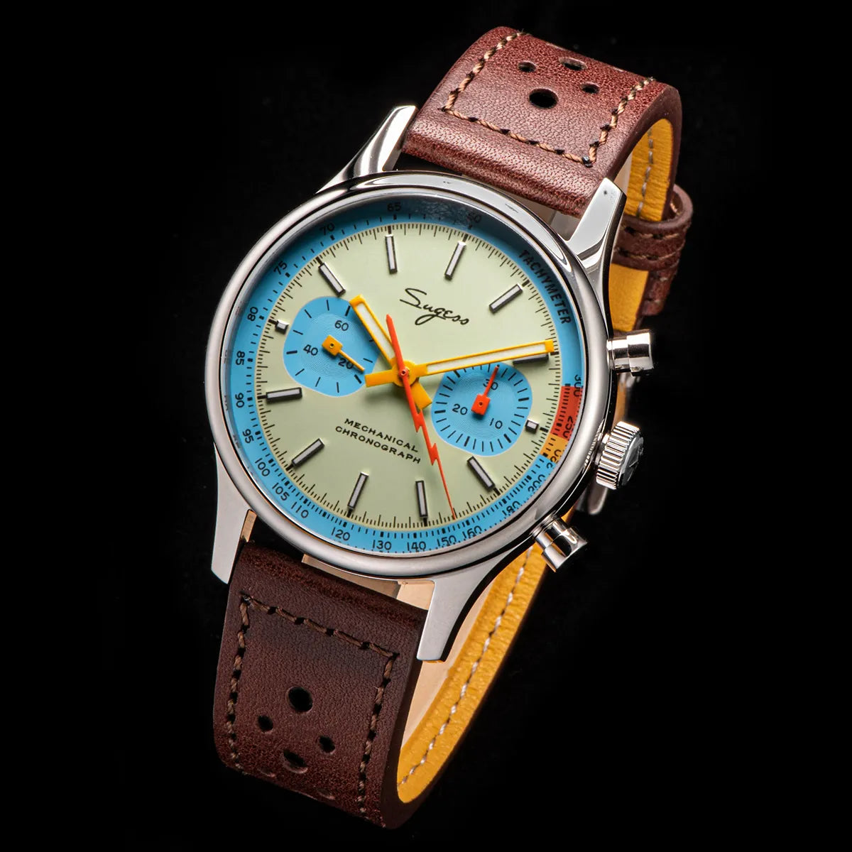 Sugess Chrono Heritage S387 - Pilot - 40mm