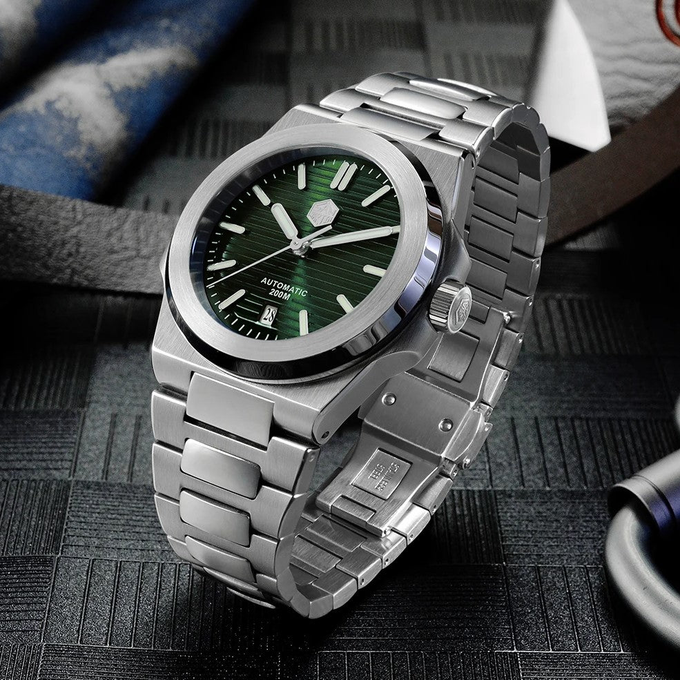 San Martin SN076-G - 42mm- Zelena