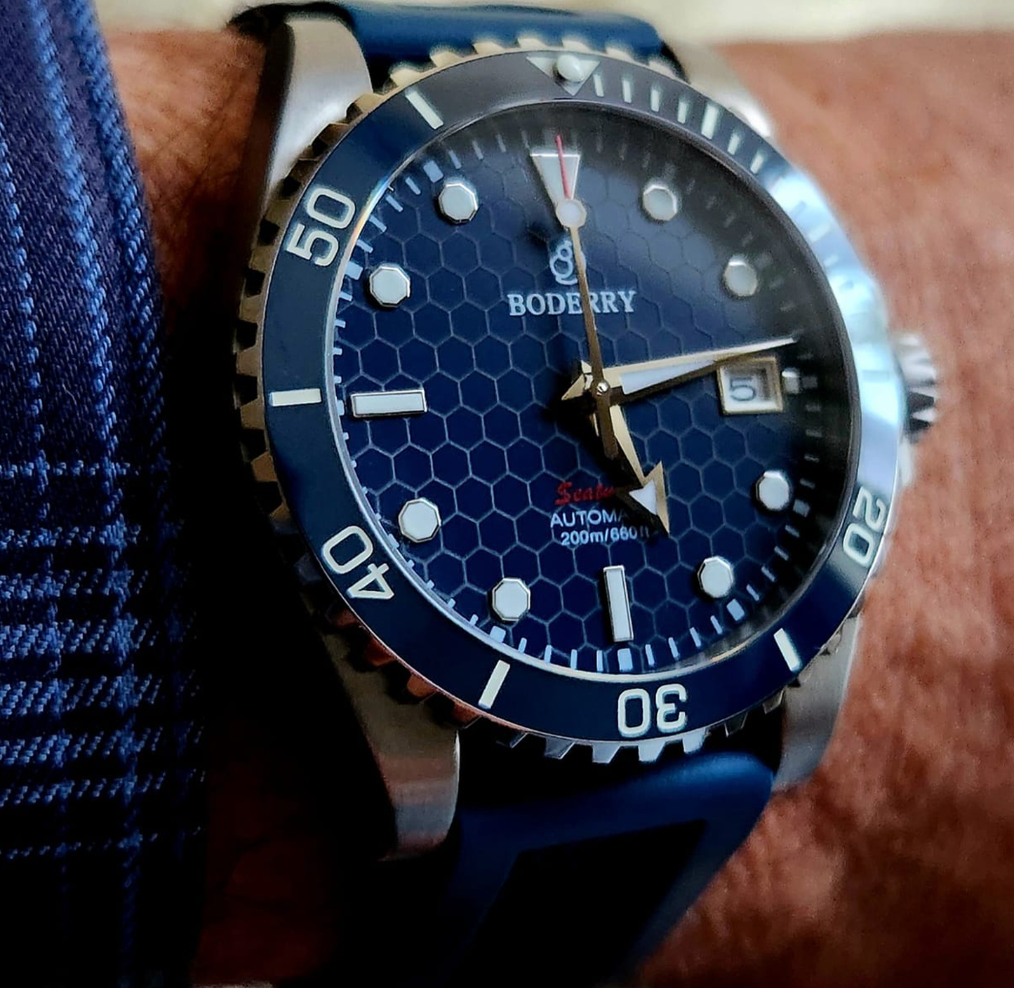 Boderry BDA007T SEATURTLE OCEAN - 40mm - Plava - Titanium