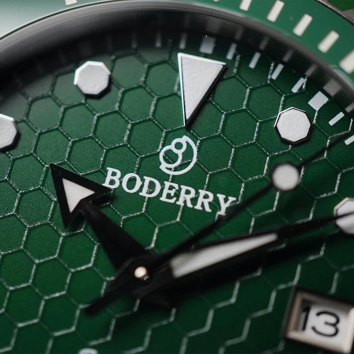 Boderry BDA007T SEATURTLE OCEAN - 40mm - Zelena - Titanium