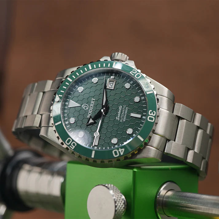 Boderry BDA007T SEATURTLE OCEAN - 40mm - Zelena - Titanium