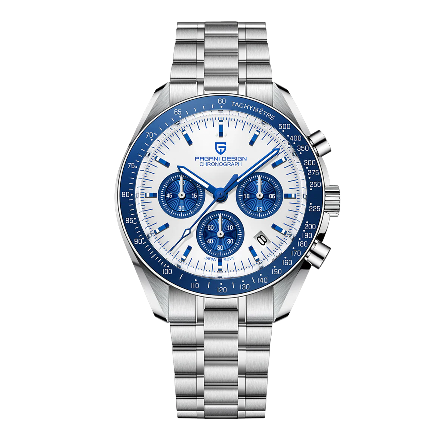 PAGANI DESIGN PD 1701 40mm Plava Omega Speedmaster Moonwatch Hom EDC Satovi Shop