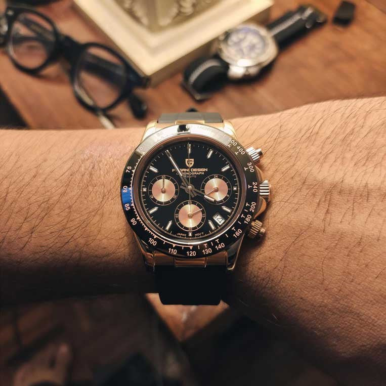PAGANI DESIGN PD-1664 Sport - 40mm - Roze zlatna