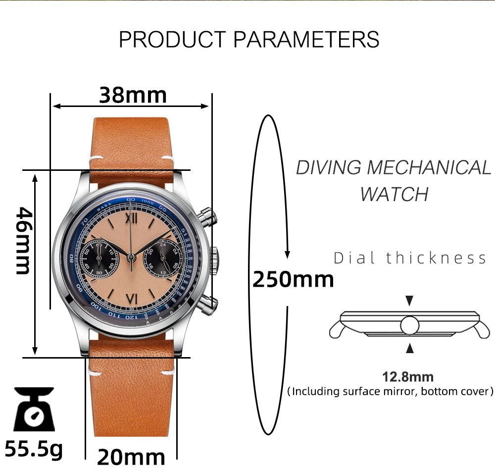 ADDIESDIVE AD2037 - 38mm - Braon