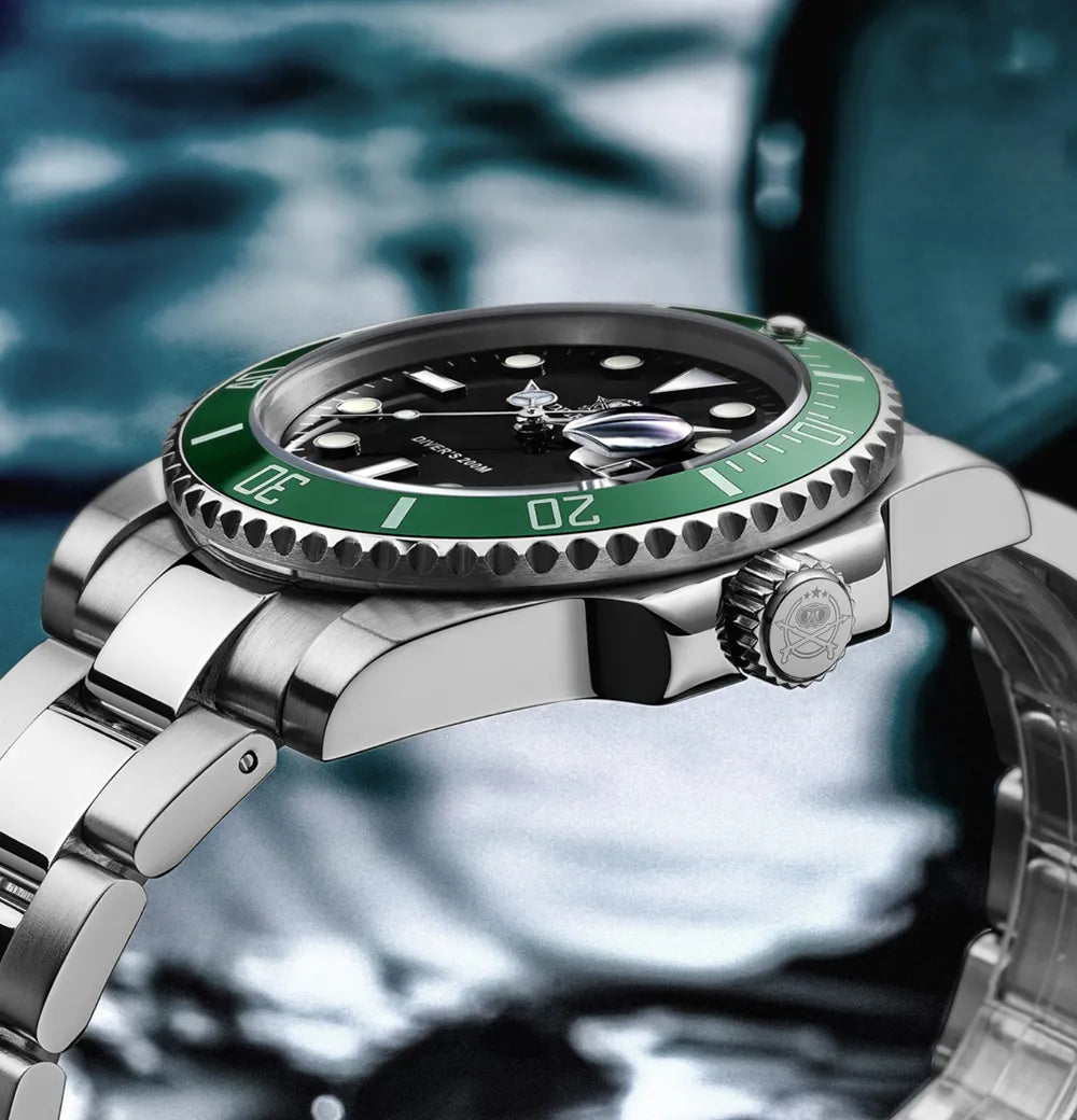 ADDIESDIVE MY-H3 - 41mm - Crno/Zelena