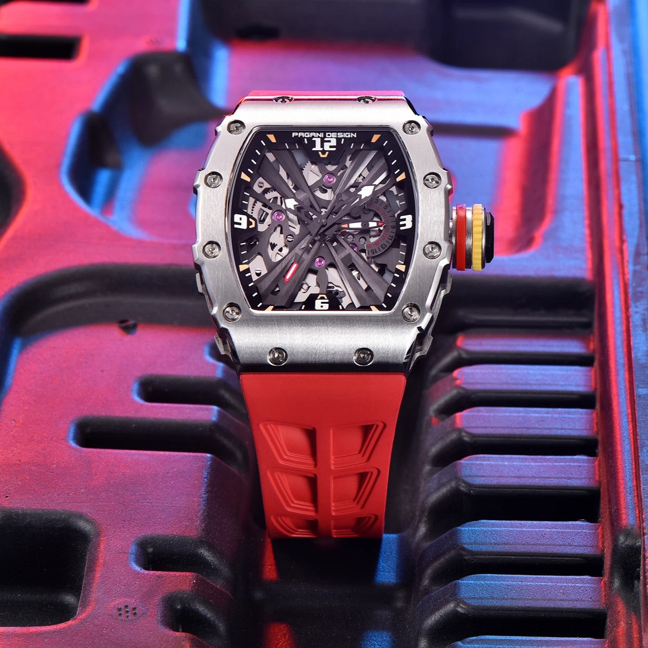 PAGANI DESIGN PD-1738 - 42mm - Crvena