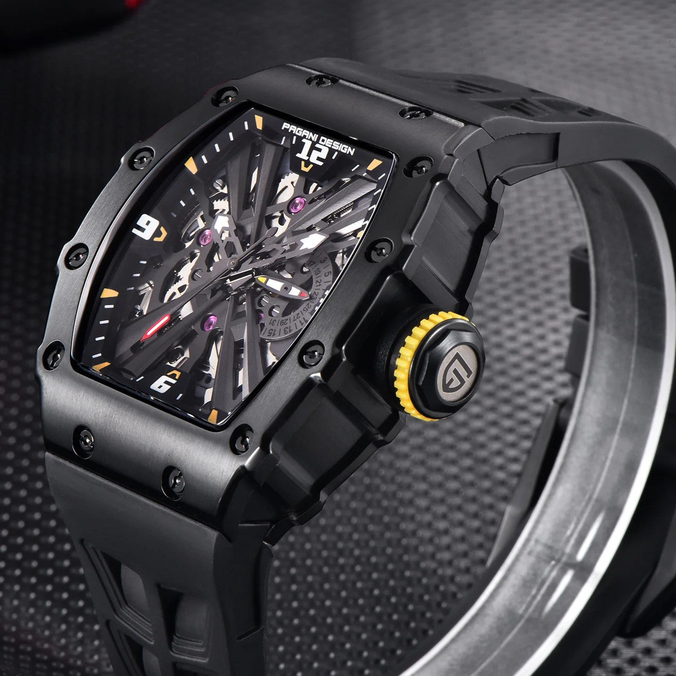 PAGANI DESIGN PD-1738 - 42mm - Crna