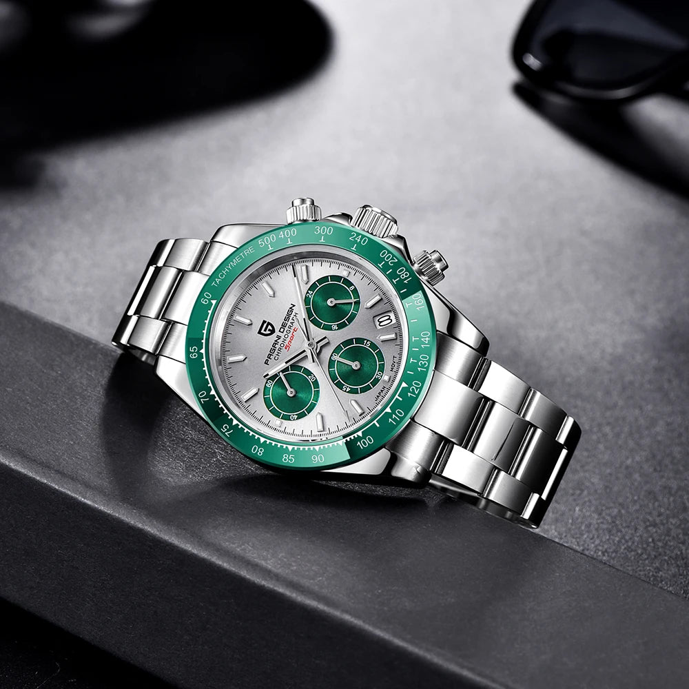 PAGANI DESIGN PD-1644 Sport - 40mm - Zelena