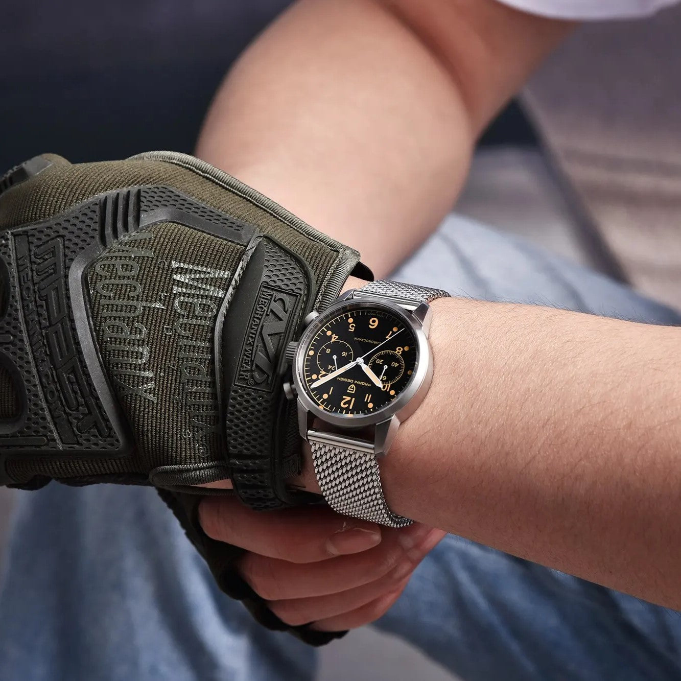 PAGANI DESIGN PD-1708 Chronograph - 38mm - Crna