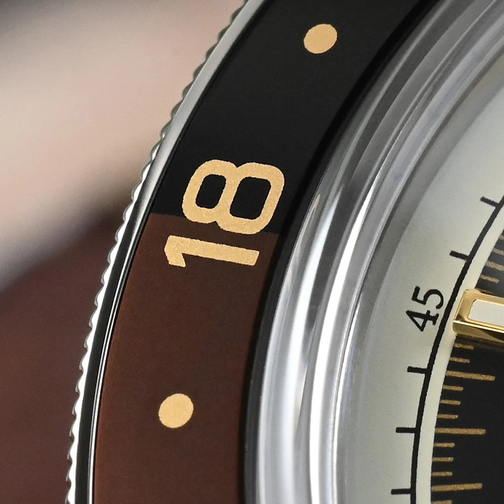 San Martin SN0116-G V4 GMT - 39.5mm - Crna/Braon