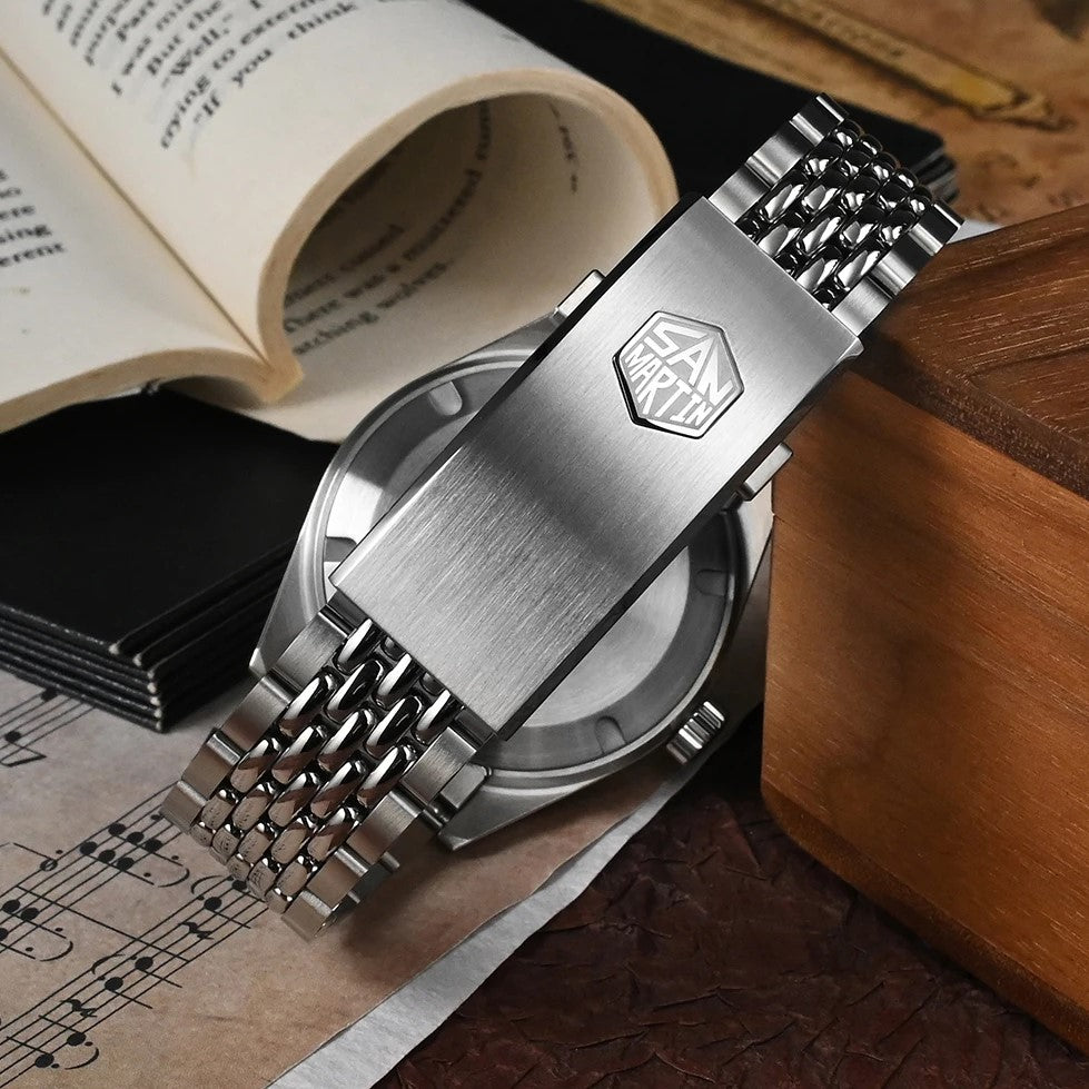 San Martin SN0116-G V4 GMT - 39.5mm - Crna/Braon