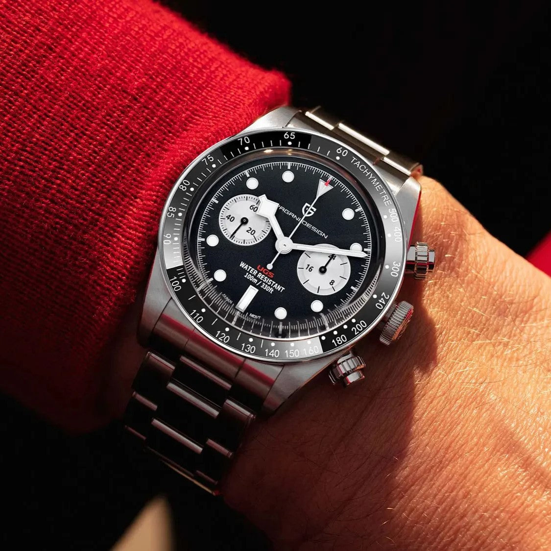 PAGANI DESIGN PD-1718 - 39.5mm - Crna