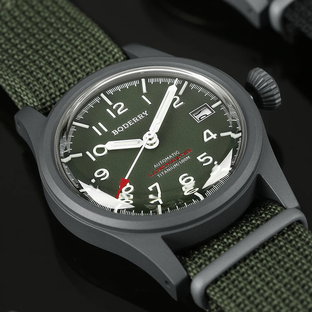 Boderry Landmaster A14T - 38mm - Zelena - Titanium