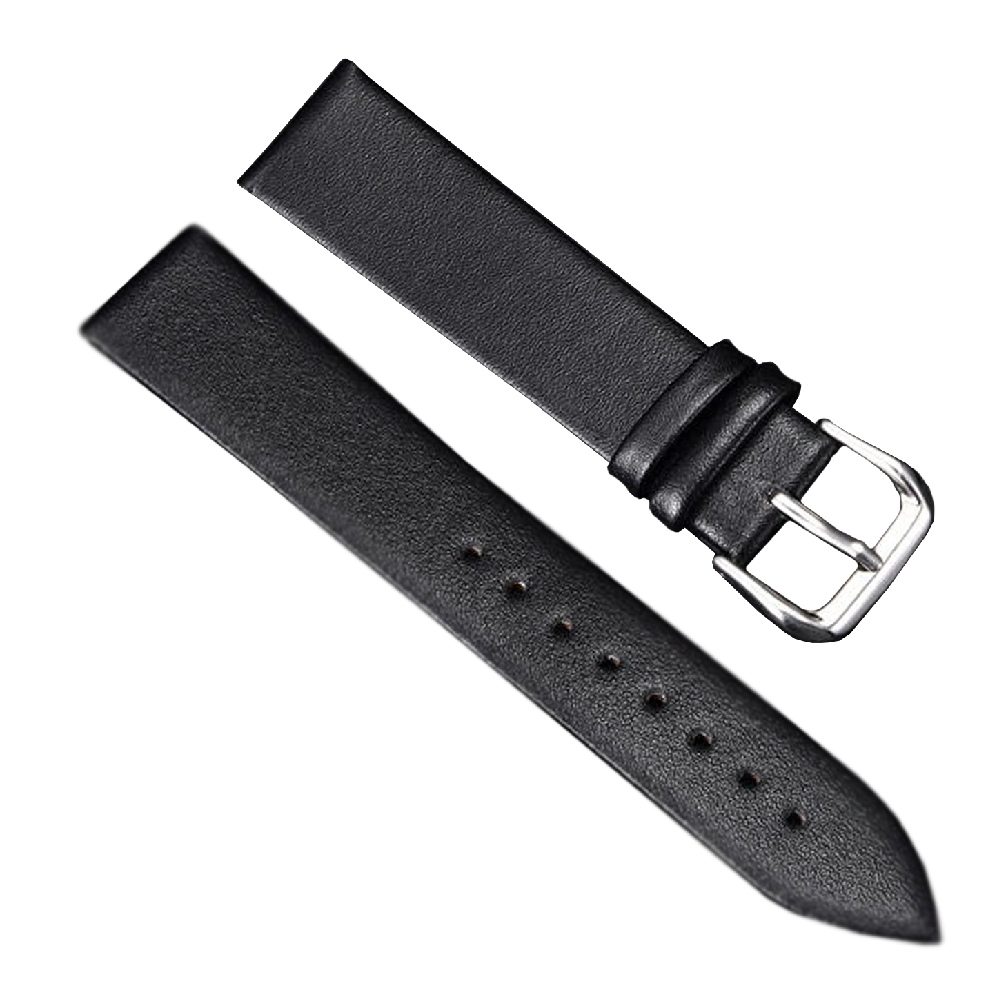 REMZEIM RZ0134A Narukvica za sat - Prirodna koža - Crna