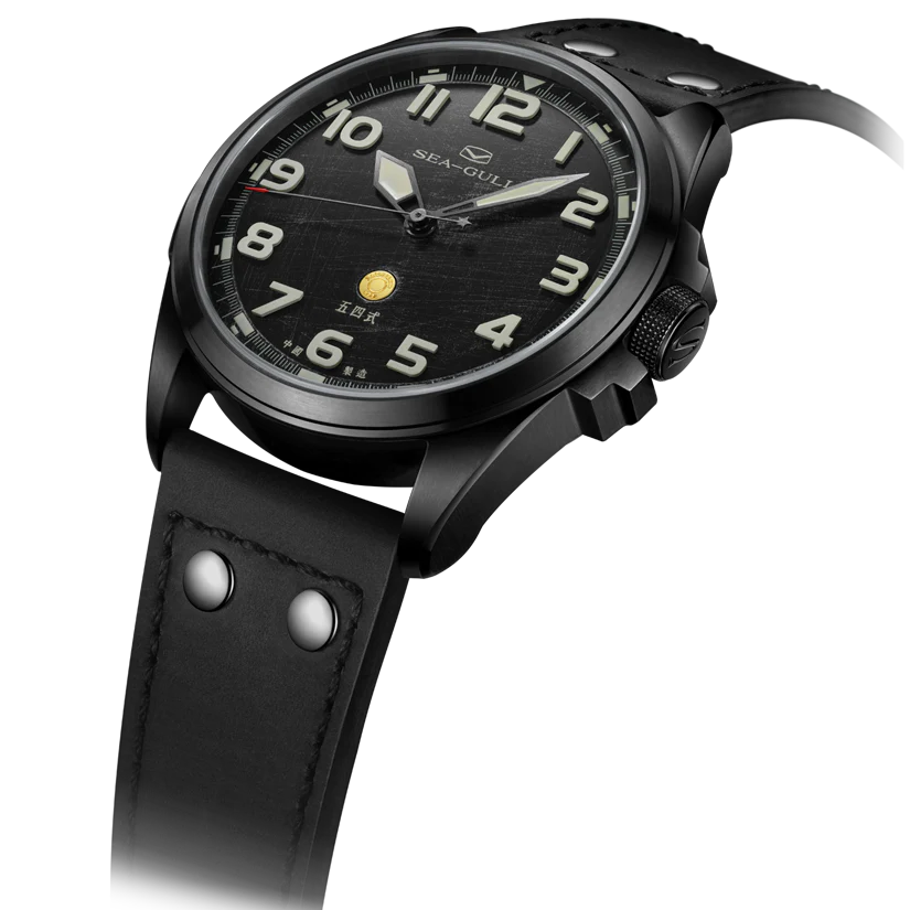 Sea-Gull 819.93.6107 - 43mm - Crna - Limited Edition