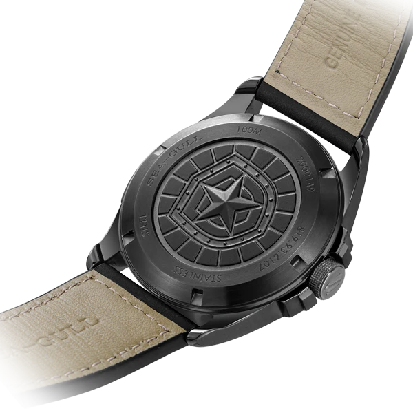 Sea-Gull 819.93.6107 - 43mm - Crna - Limited Edition