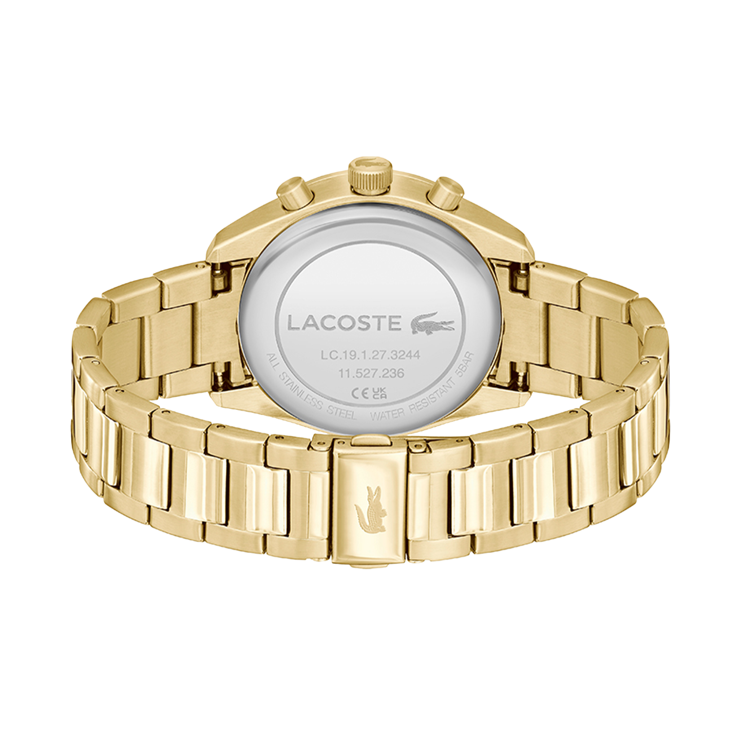 LACOSTE Boston 2011381 - 42mm - Zlatna / Plava