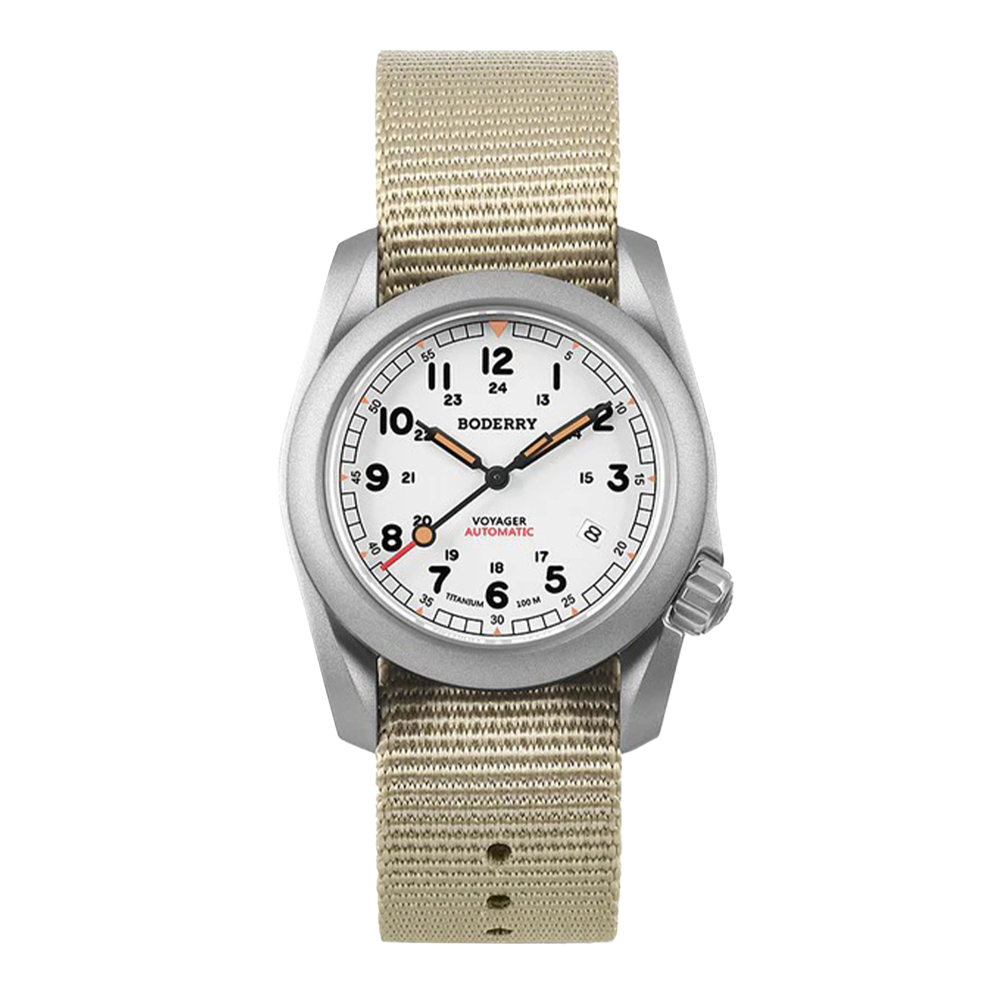 Boderry Voyager A11T - 40mm - Bela - Titanium
