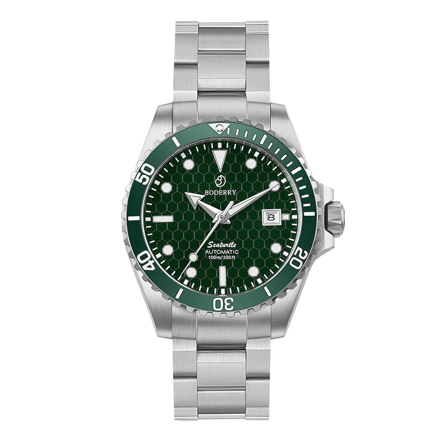 Boderry BDA007T SEATURTLE OCEAN - 40mm - Zelena - Titanium