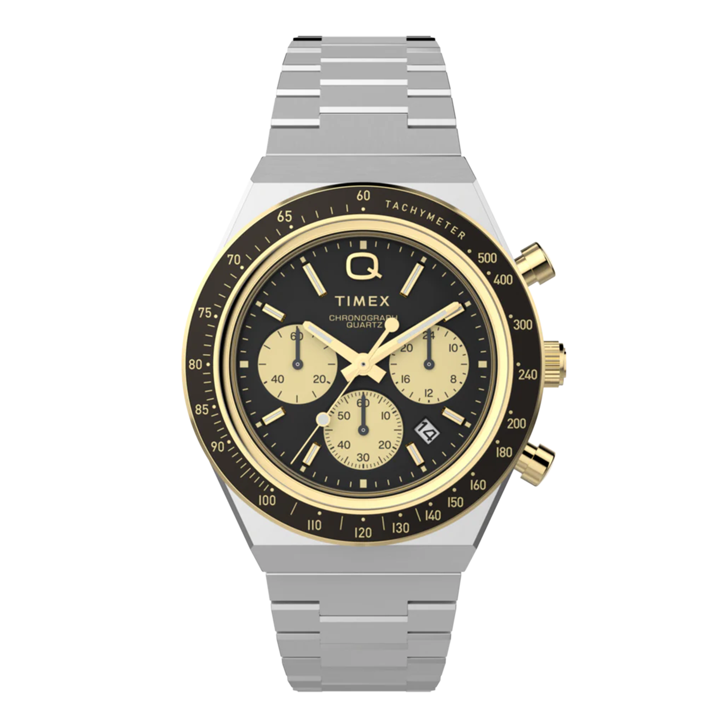 TIMEX Q Timex Chronograph TW2W64200UK - 40mm - Crna
