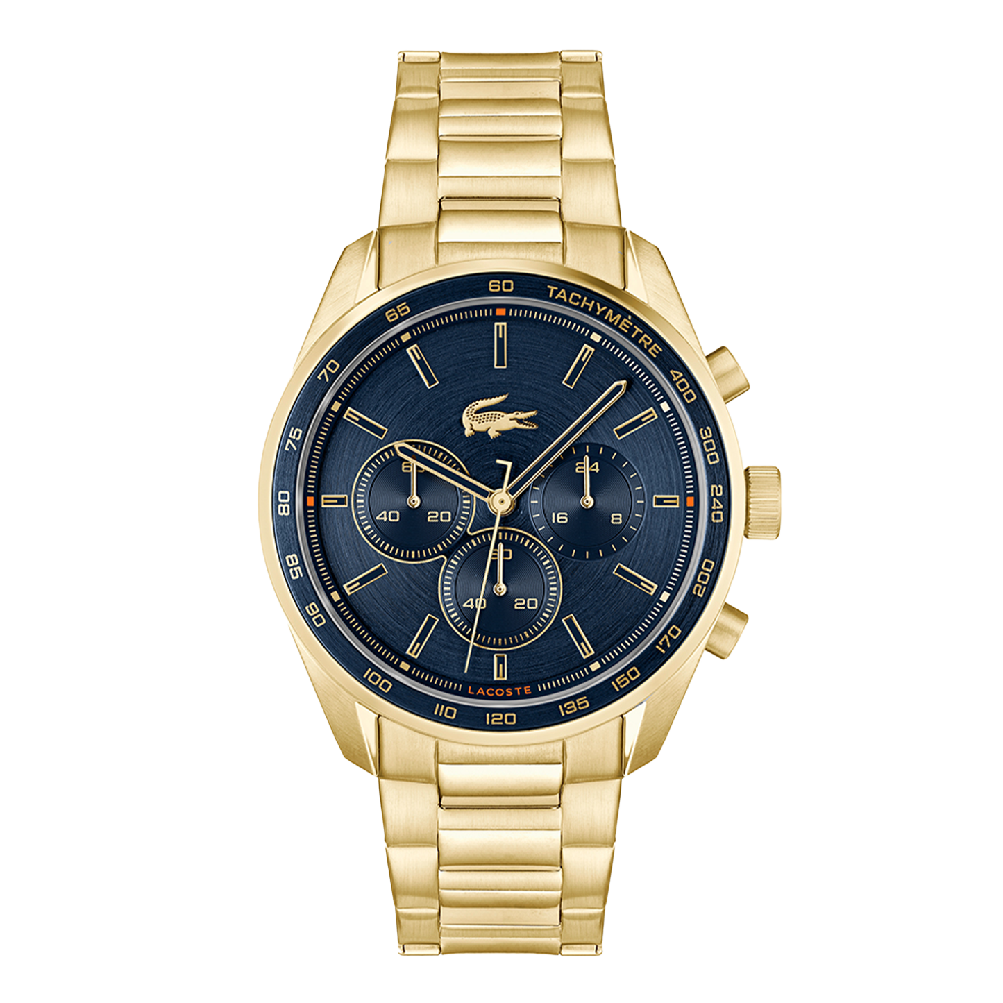 LACOSTE Boston 2011381 - 42mm - Zlatna / Plava
