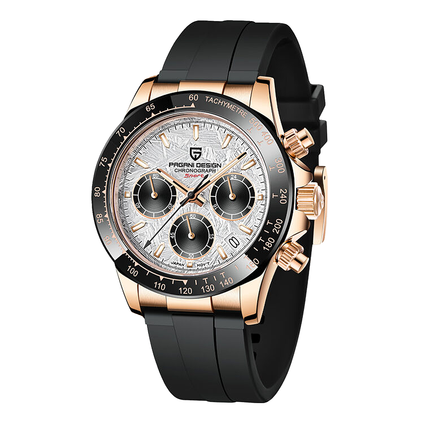 PAGANI DESIGN PD-1664 Sport - 40mm - Roze zlatna / Meteor