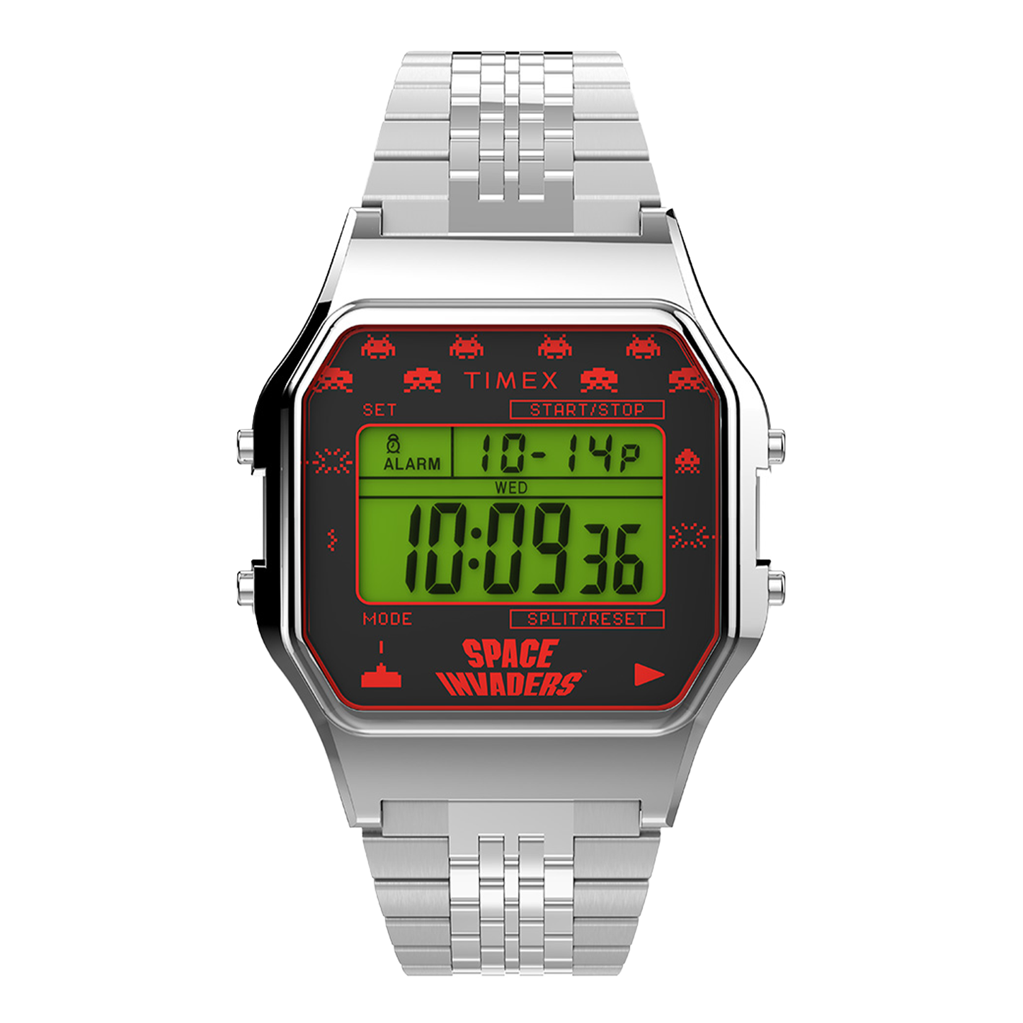 TIMEX T80 TW2V30000U8 - 34mm - Space Invaders Limited Edition