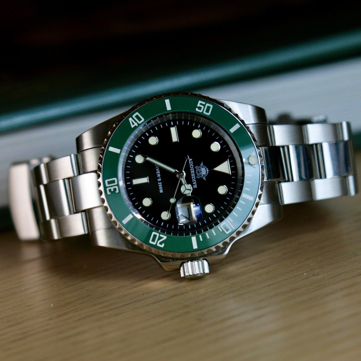 ADDIESDIVE MY-H3 - 41mm - Crno/Zelena