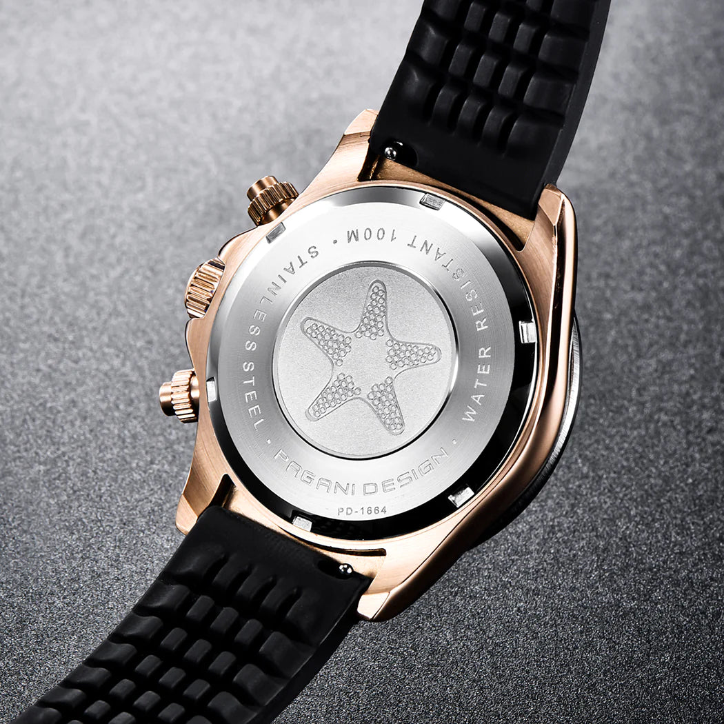 PAGANI DESIGN PD-1664 Sport - 40mm - Roze zlatna