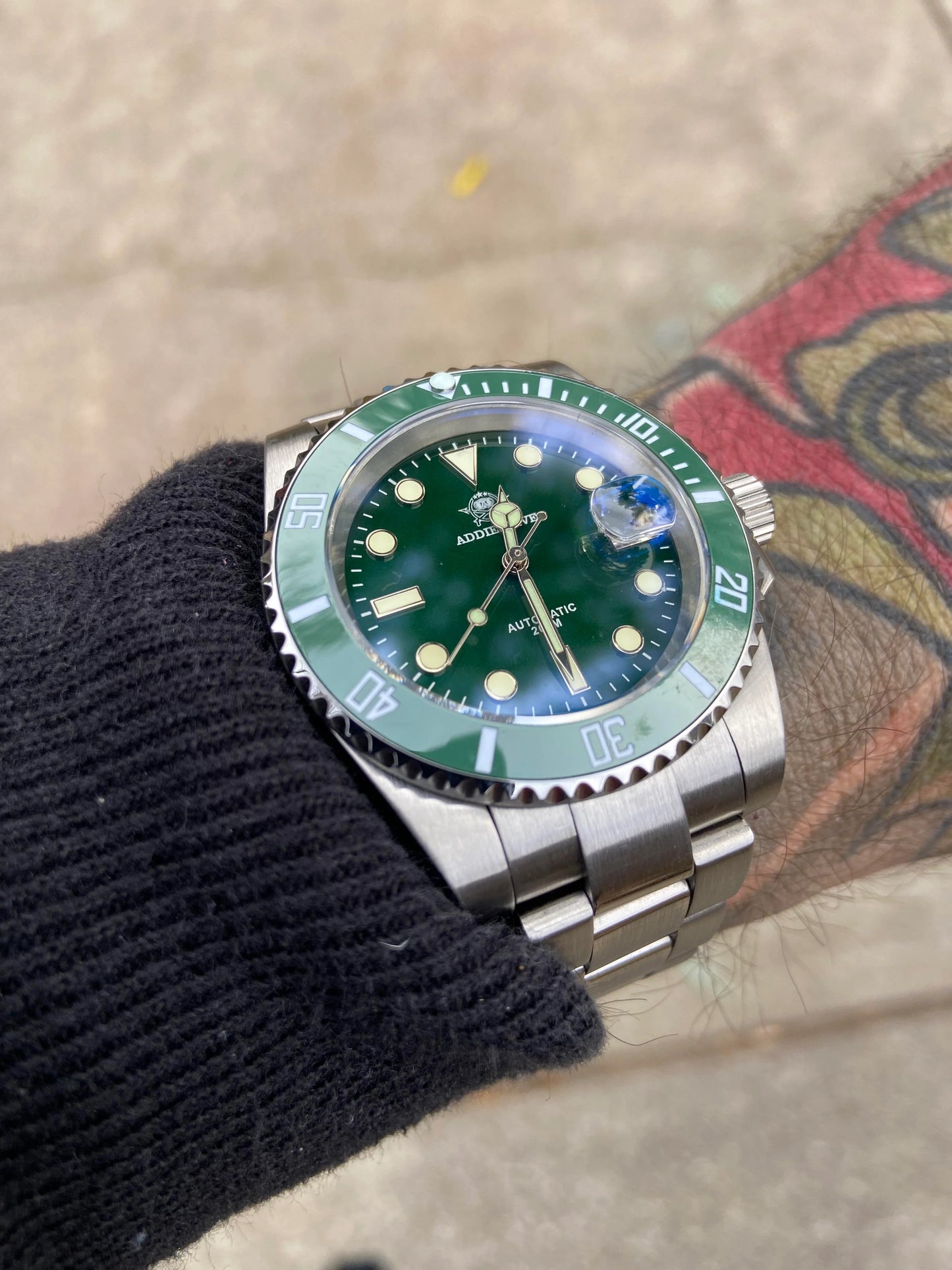 ADDIESDIVE MY-H3 - 41mm - Zelena