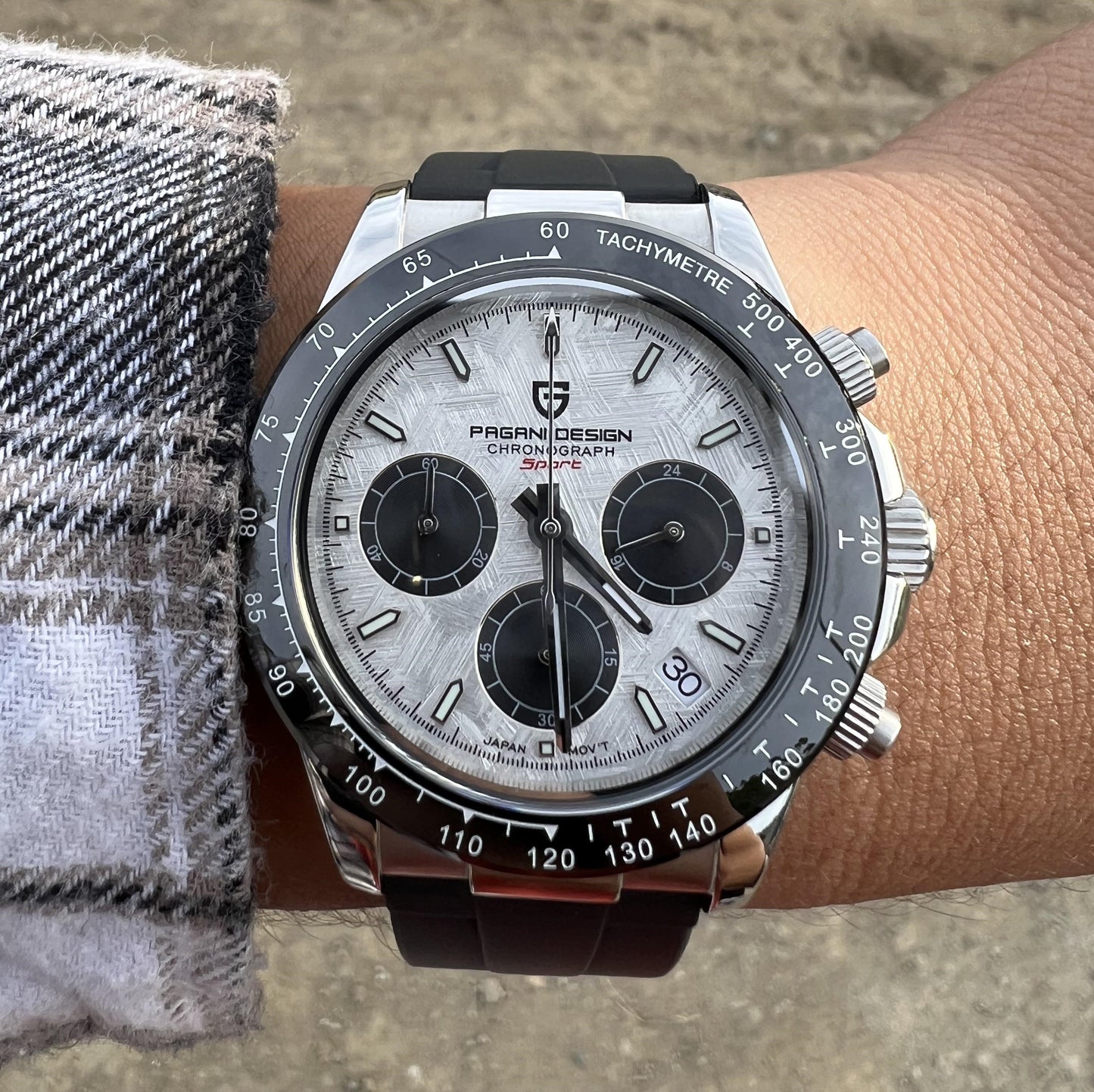 PAGANI DESIGN PD-1664 Sport - 40mm - Meteor bela