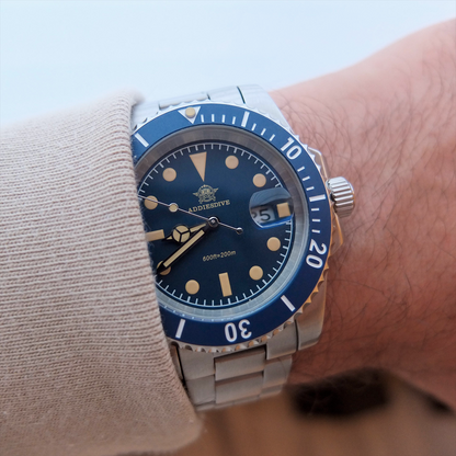 ADDIESDIVE  AD2054 - 41mm - Plava - Rolex Submariner Homage