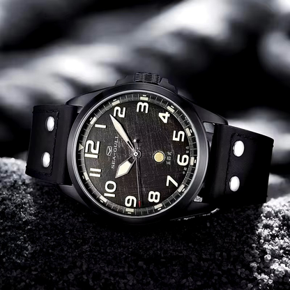 Sea-Gull 819.93.6107 - 43mm - Crna - Limited Edition
