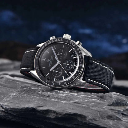 PAGANI DESIGN PD-1701 - 40mm - Crna - Omega Speedmaster Moonwatch Homage