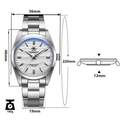 ADDIESDIVE AD2030 - 36mm - Svetlo plava