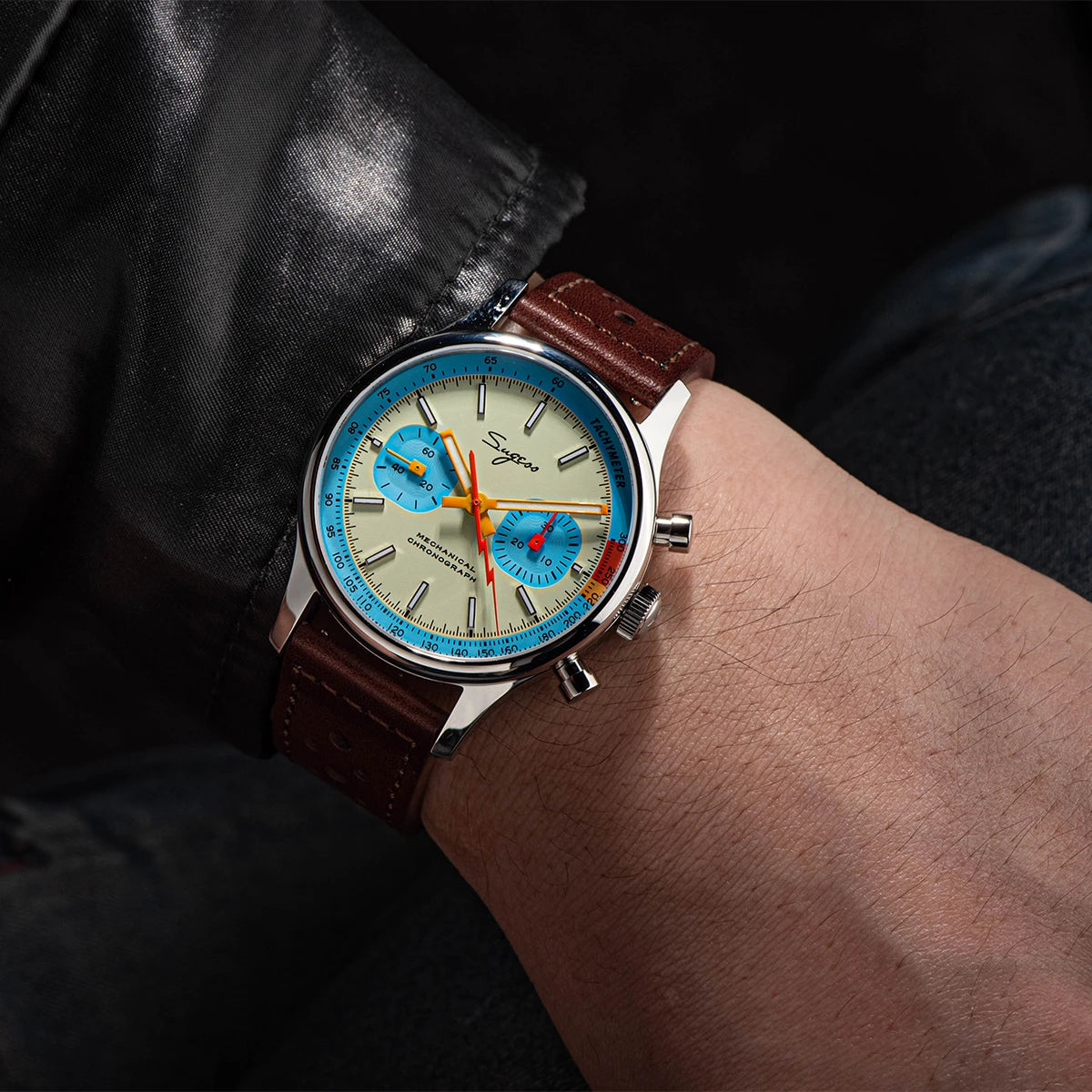 Sugess Chrono Heritage S387 - Pilot - 40mm