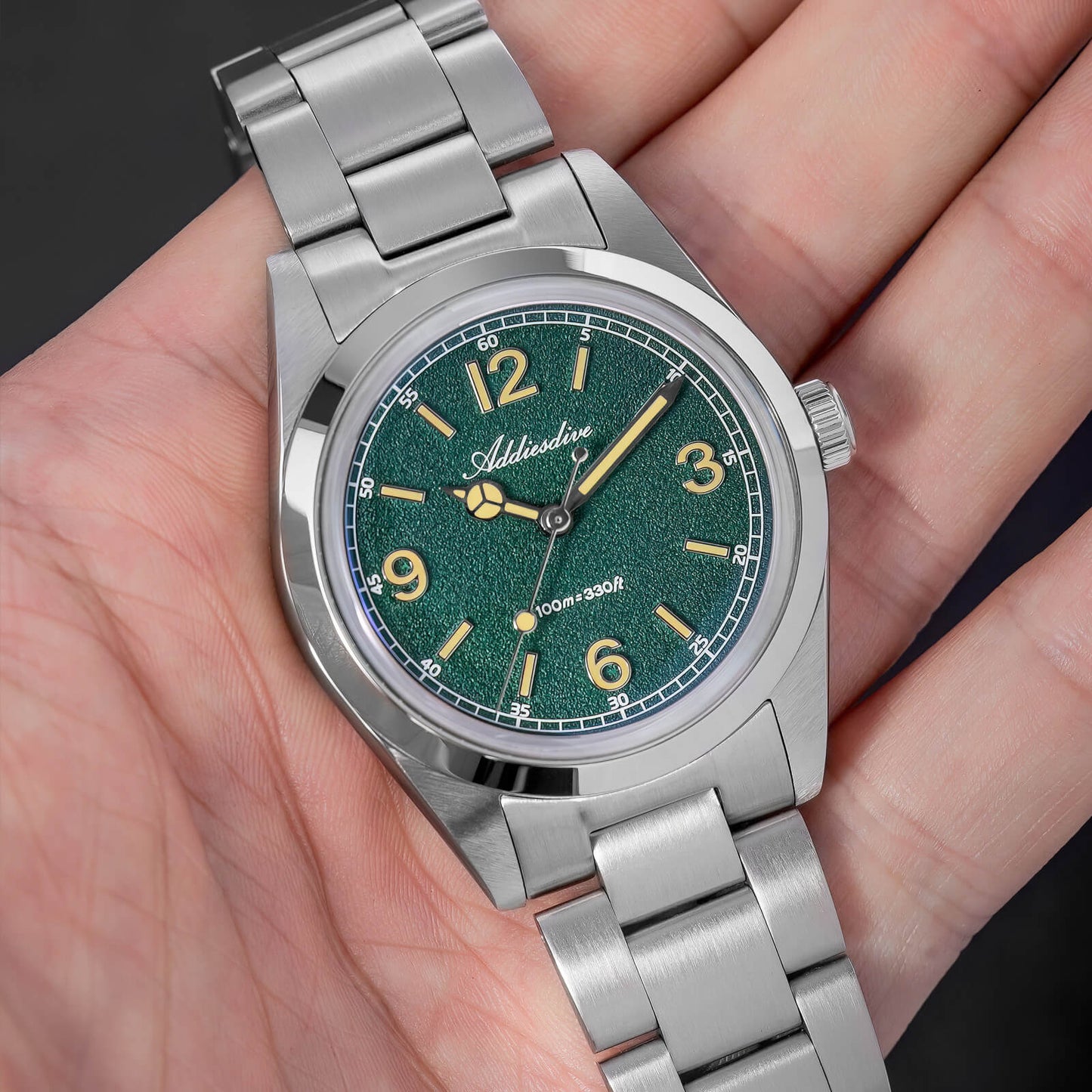 ADDIESDIVE  AD2518 - 36mm - Zelena